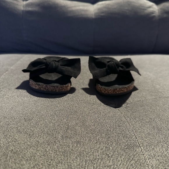 Girls Knotted Slide On Sandals - Picture 3 of 11